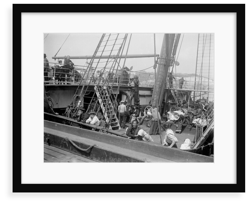 Steerage passengers on the 'Deutschland', bound for the United States by unknown