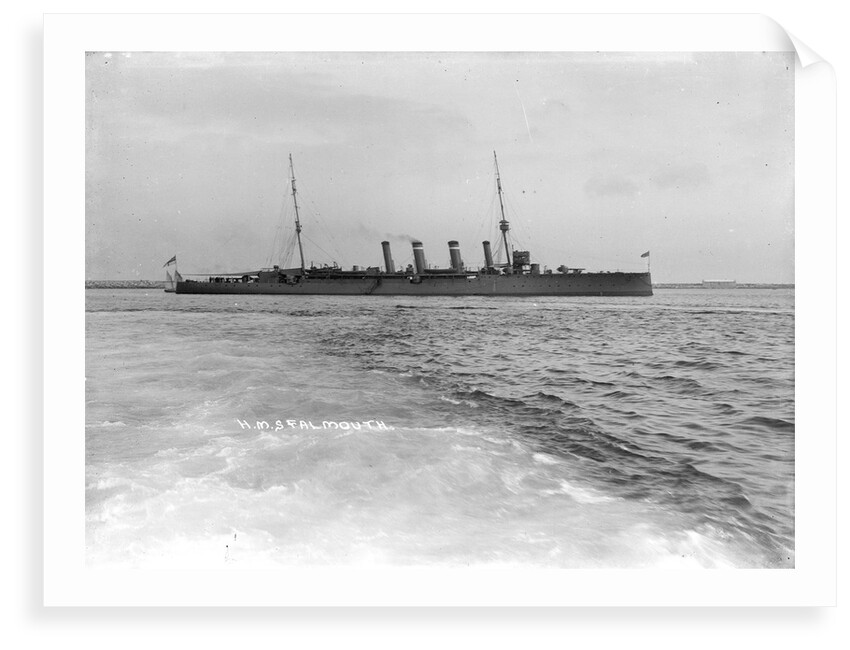A starboard broadside view of 'Falmouth' (1910) by Unknown