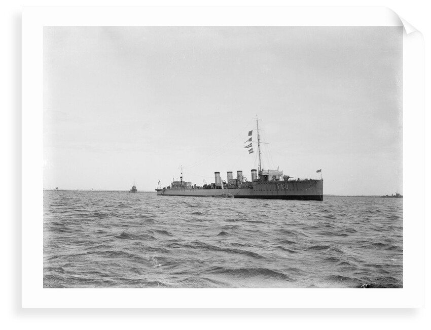 Torpedo boat destroyer, flotilla leader, minelayer HMS 'Abdiel' (1915) by unknown