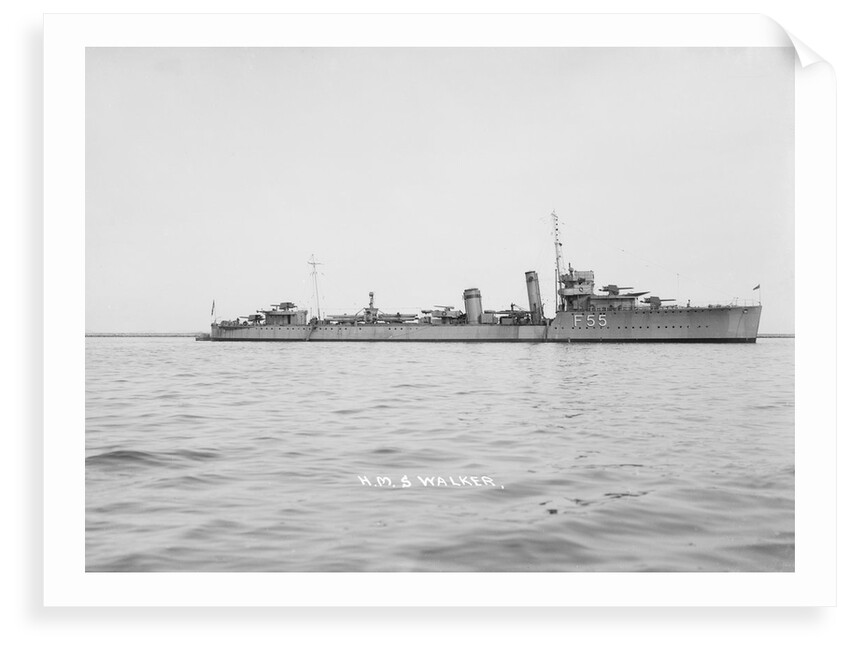 Destroyer HMS 'Walker' (1917) by unknown