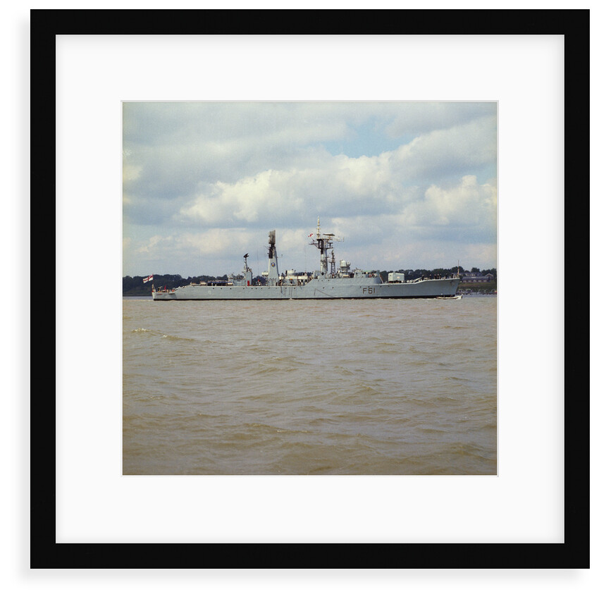 Frigate HMS 'Llandaff' (1955) in an unspecified location by unknown