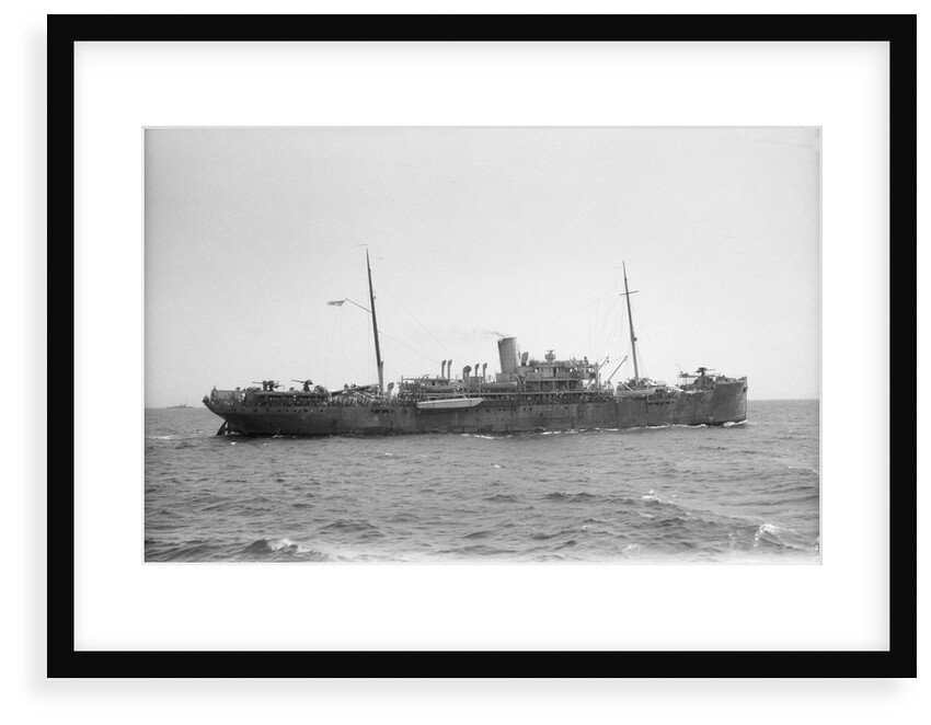 Armed boarding vessel HMS 'Chakdina' (1914)  under way en route Aden to Assab with the 15th Punjab Regiment on board by unknown