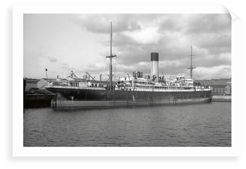 'Nestor' (Br. 1913), at Quayside, Glasgow by unknown