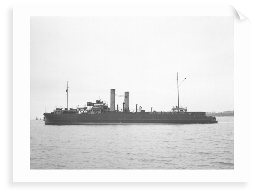 A port near beam view from just aft of broadside of Train Ferry No. 1 (1917) by unknown