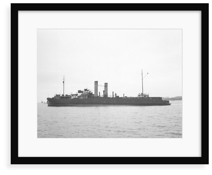 A port near beam view from just aft of broadside of Train Ferry No. 1 (1917) by unknown