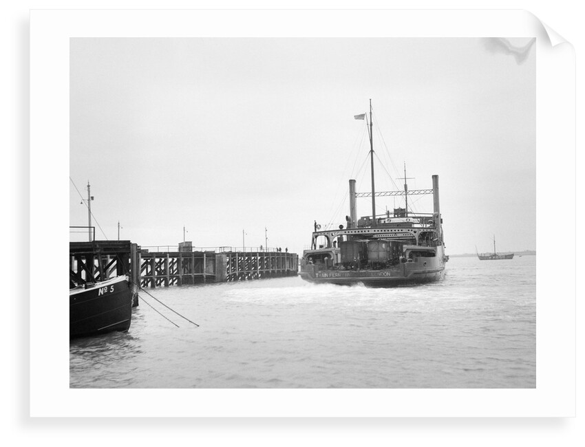 Starboard stern view of Train Ferry No. 1 by unknown