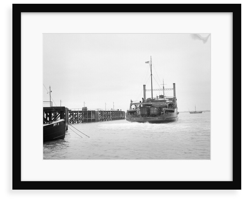 Starboard stern view of Train Ferry No. 1 by unknown