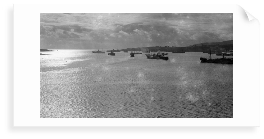 Convoy of ships in Lamlash Bay, Isle of Arran by Anonymous