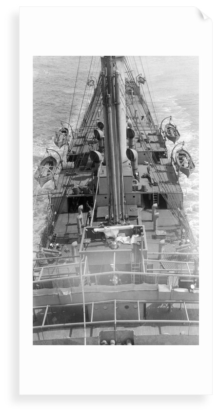 'Mechanician' (1900) aft view from crows nest by Unknown