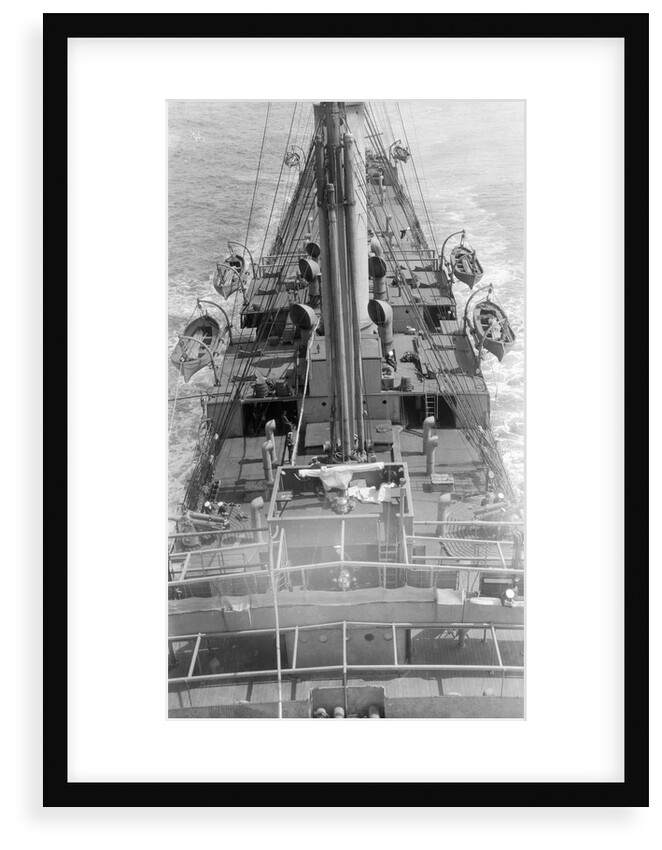 'Mechanician' (1900) aft view from crows nest by Unknown