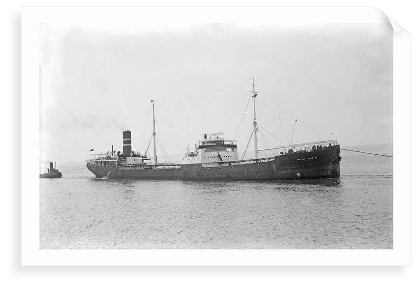 'British Chemist' (Br, 1925) under tow arriving at Swansea by unknown