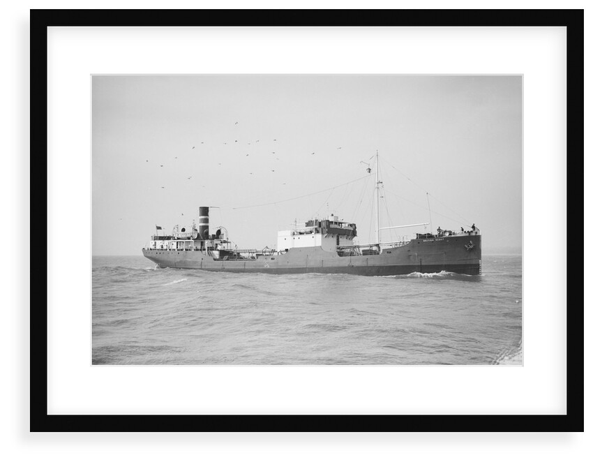 Tanker 'British Scout' (Br, 1922) under way off Swansea, bound in by Anonymous