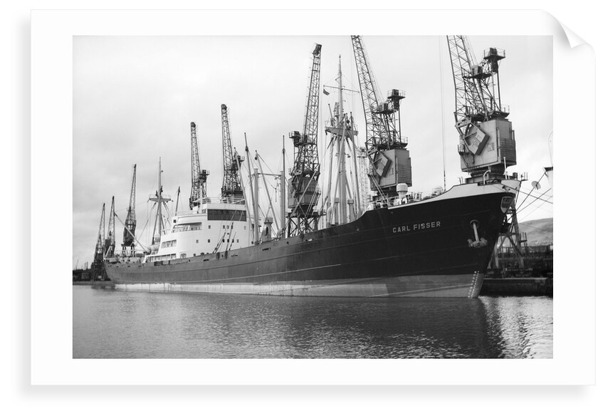The 'Carl Fisser' (Germany, 1951): general cargo, motor Fisser Schiffahrt GmbH by unknown