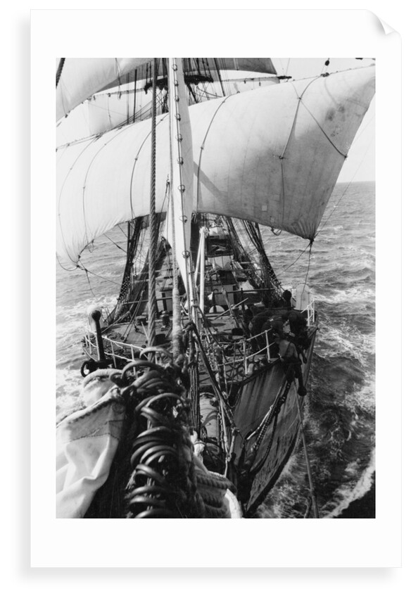 View from the bowsprit by Alan Villiers