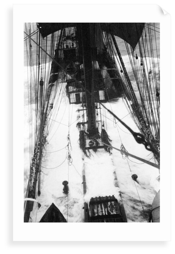 Taking a bit of sea aboard on the way to Cape Horn by Alan Villiers