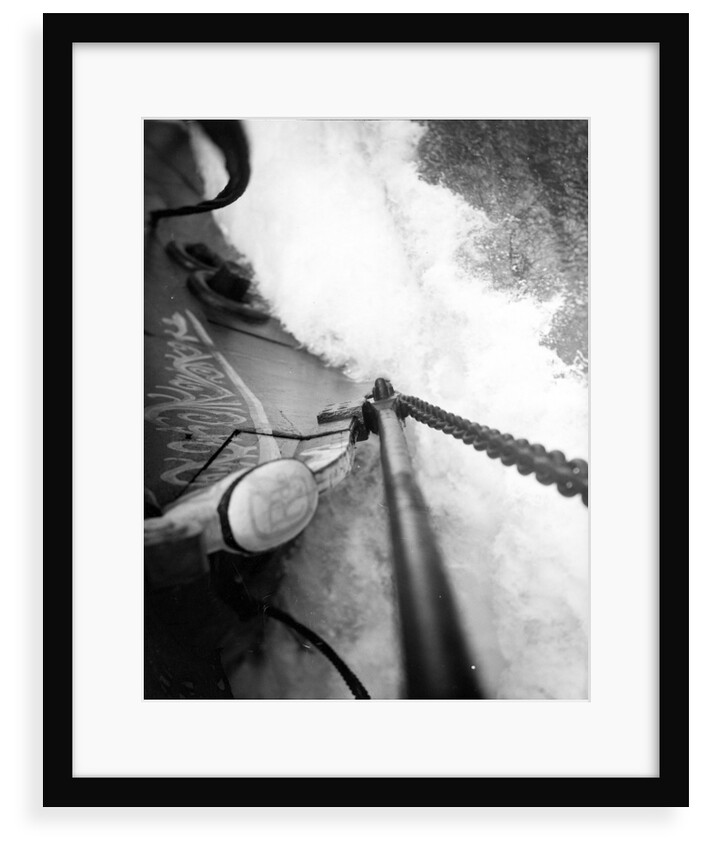 The cutwater cleaving its way beneath the bowsprit by Alan Villiers