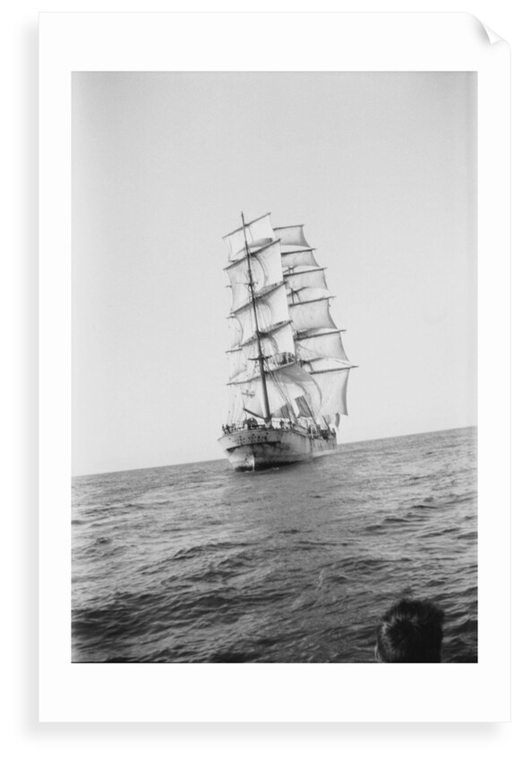 View from the ship's boat by Alan Villiers
