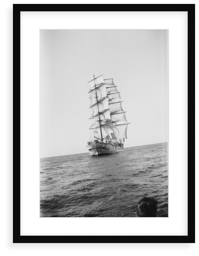 View from the ship's boat by Alan Villiers