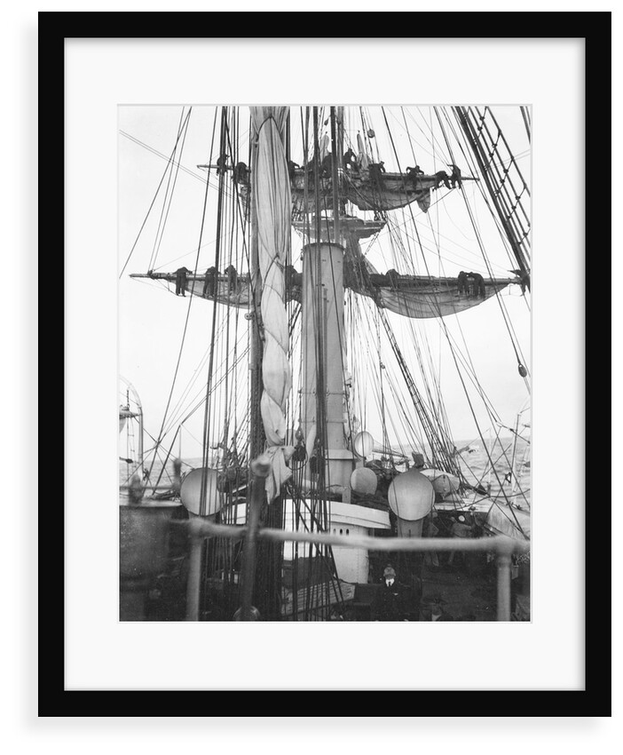 Looking forward towards the main and foremasts on HMS 'Penguin' (1876) by Willoughby Pudsey Dawson