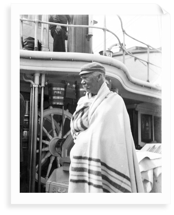 A survivor from the 'Elingamite' (1887) onboard HMS 'Penguin' (1876) by Willoughby Pudsey Dawson