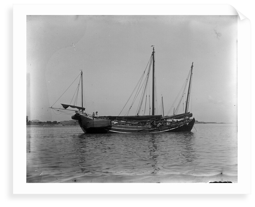 A Ningpo junk anchored at Wusong by Kenneth Hurlstone Jones