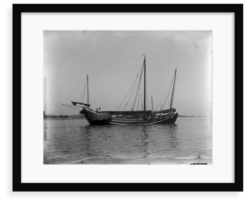 A Ningpo junk anchored at Wusong by Kenneth Hurlstone Jones