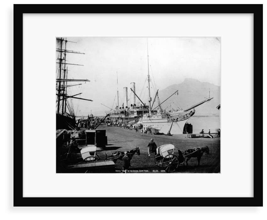 RMS 'Scott' at anchor in Cape Town, South Africa by unknown