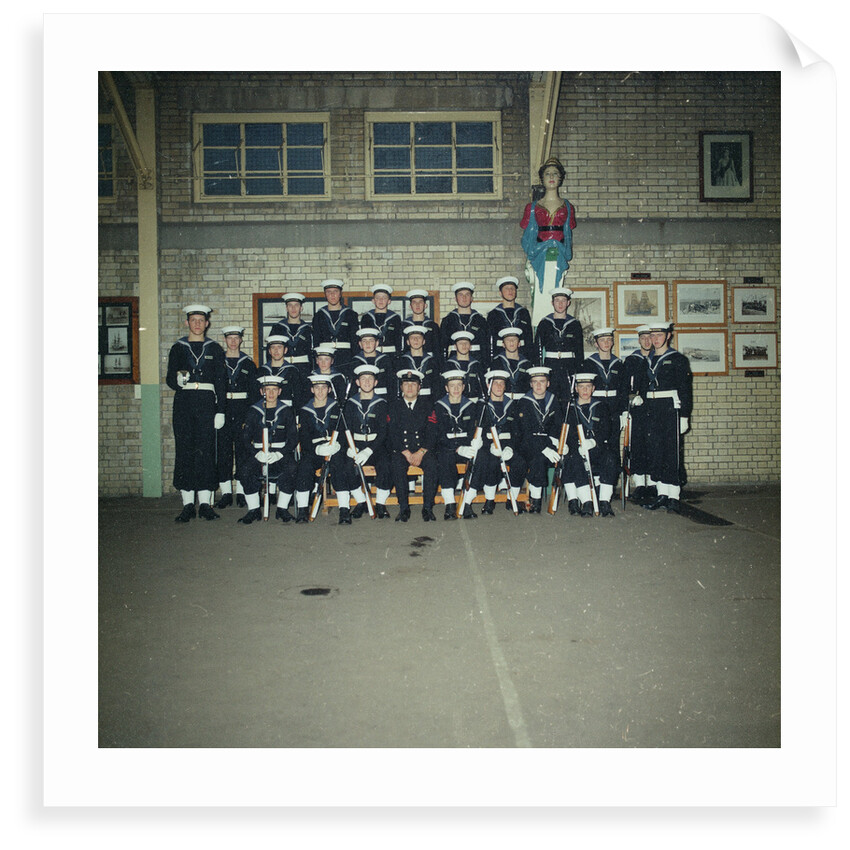 HMS Ganges Formal Guard group photograph, 30th November 1975 by Reginald Arthur Fisk