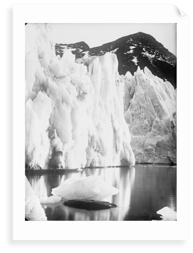The snout of Hamberg Glacier, Moraine Fjord, South Georgia by unknown