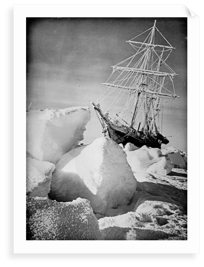 'Endurance' frozen in and forced out of the ice, during Ernest Shackleton's Imperial Trans-Antarctic Expedition of 1914-1917 by unknown