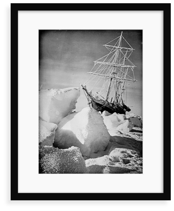 'Endurance' frozen in and forced out of the ice, during Ernest Shackleton's Imperial Trans-Antarctic Expedition of 1914-1917 by unknown