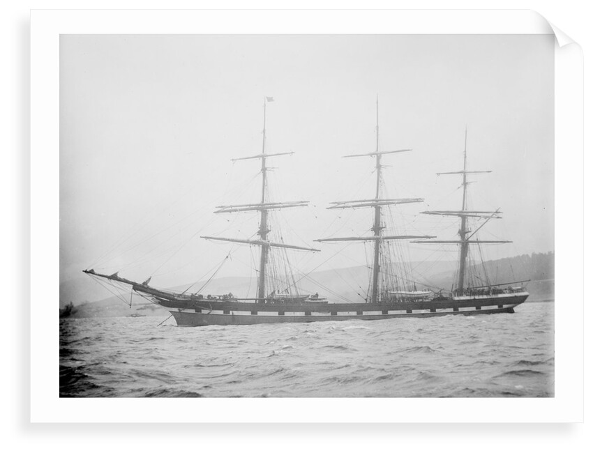 'Cathcart' (Br, 1869) at anchor by unknown