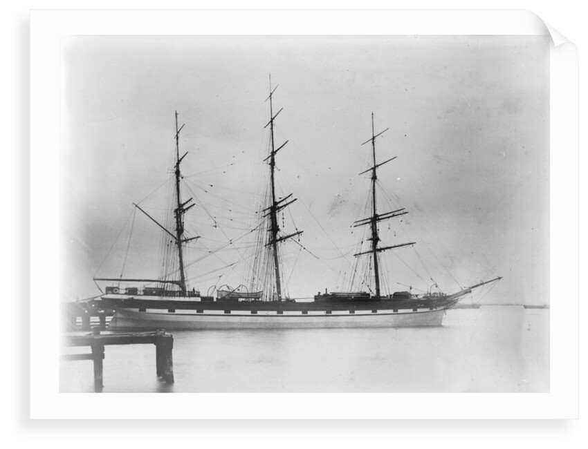 A three masted ship 'Loch Etive' (Br, 1877) at moorings, Melbourne by unknown