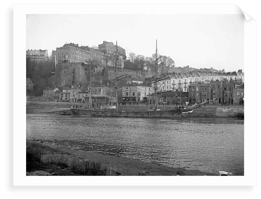 The 'Scottish Lassie' (Br, 1877) under tow at Bristol by unknown