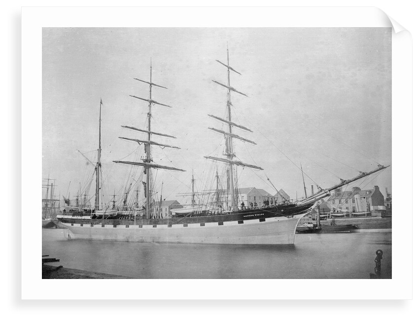 Three masted barque 'Scottish Wizard' (Br, 1881) by unknown