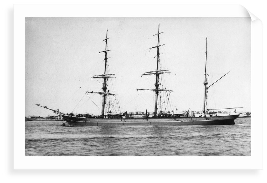 'Alexandra' (1863) 3 masted barque at moorings by unknown