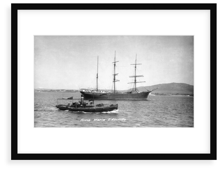 The 'Anna Maria D'Abundo' (It, 1903) at anchor by unknown
