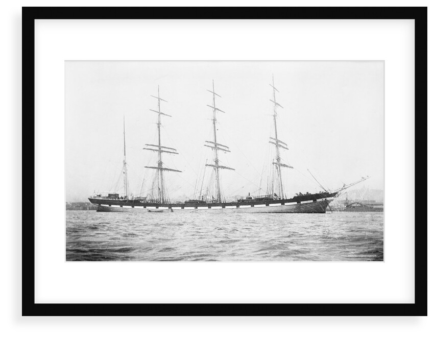 4 masted barque 'Conishead' (Br, 1892), Bourke & Huntrods, at anchor by unknown