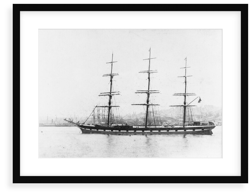 'Garsdale' (Br, 1885) at anchor by unknown