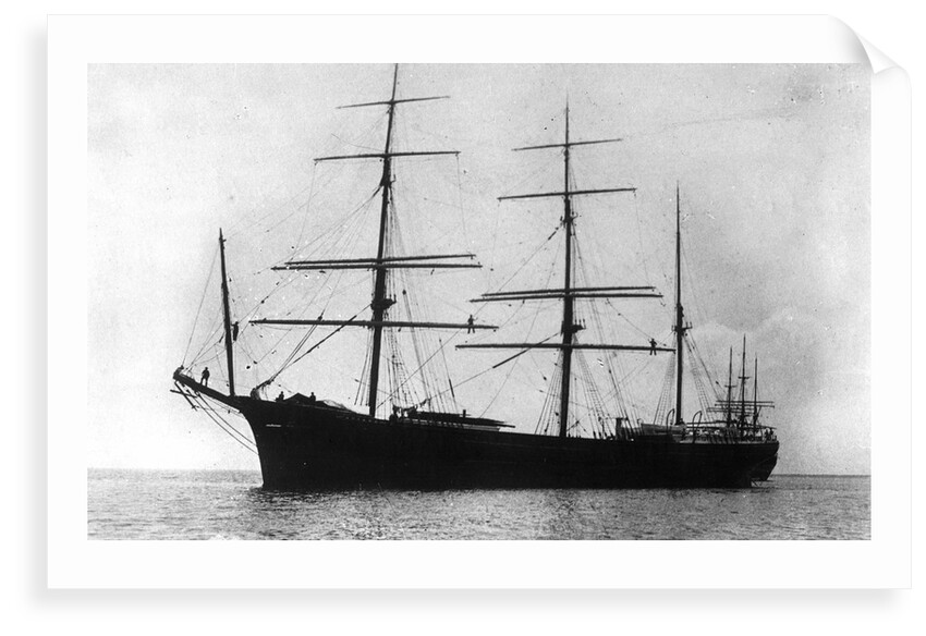 'Guiana' (Br, 1882) at anchor by unknown