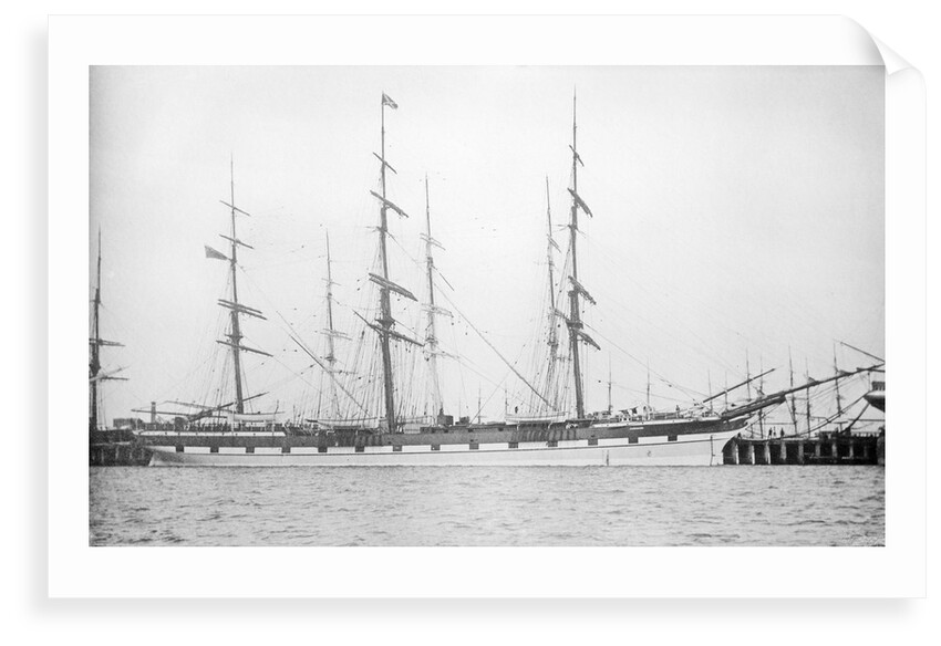The 'Harbinger' (Br, 1876) at quayside by unknown