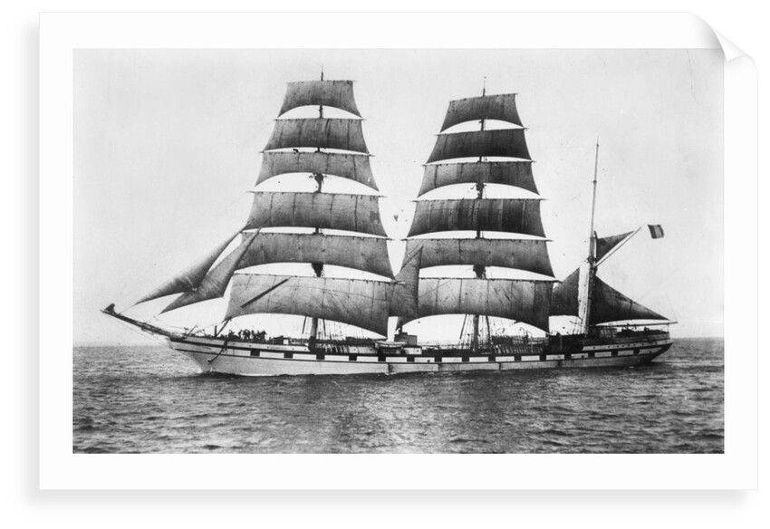 'Jeanne D'arc' (Fr, 1901) under sail by unknown