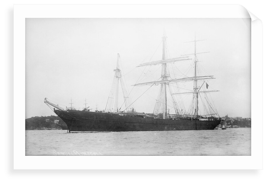 'Samuel Plimsoll' (Br, 1873) at anchor by unknown