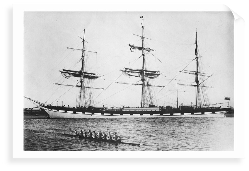 'Toxteth' (Br, 1887) at anchor by unknown