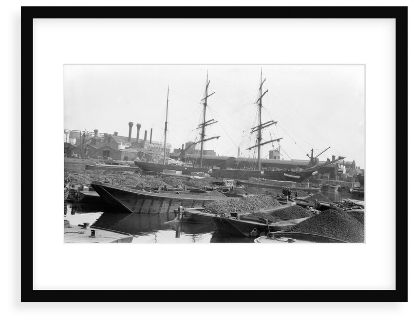'Zaritza' (Fi, 1877) in Regent's Canal Dock, London by unknown