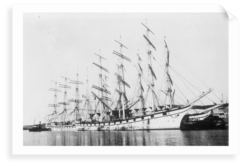 Cap Horn' (Fr, 1888) at Bruges, alongside 'AD Bordes', to the left is 'Wulfran Puget by unknown