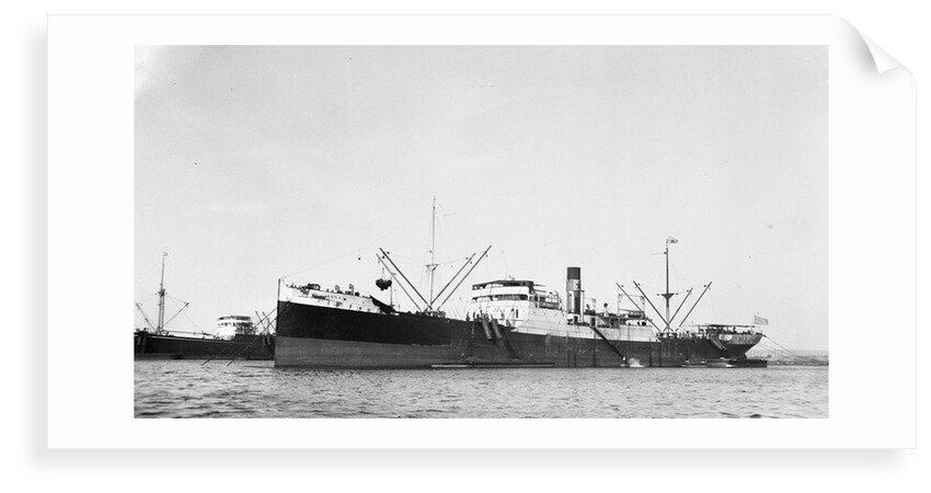 The 'Anna' (Gr, 1919) moored at Port Said by unknown