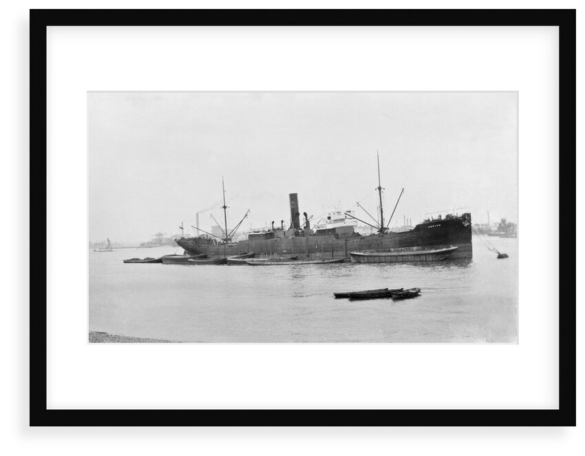 SS 'Kenton' (Br, 1927) on Charlton Buoys, River Thames by unknown