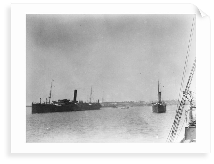 Cargo liner 'Hermione' (Br, 1891), ex 'Yarrawonga' at Dakar by unknown
