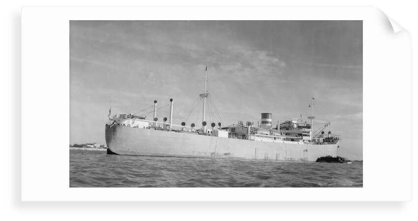 Silverwillow' (Br, 1930) at moorings, Beira by Unknown